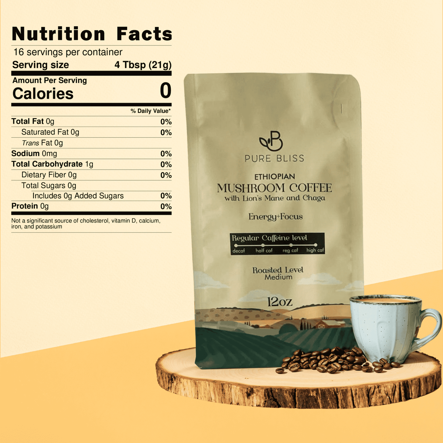 Pure Bliss Mushroom Coffee